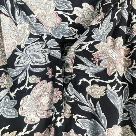 NWT LUCKY BRAND Border sprint Floral Tunic Size 1X - Picture 4 of 10
